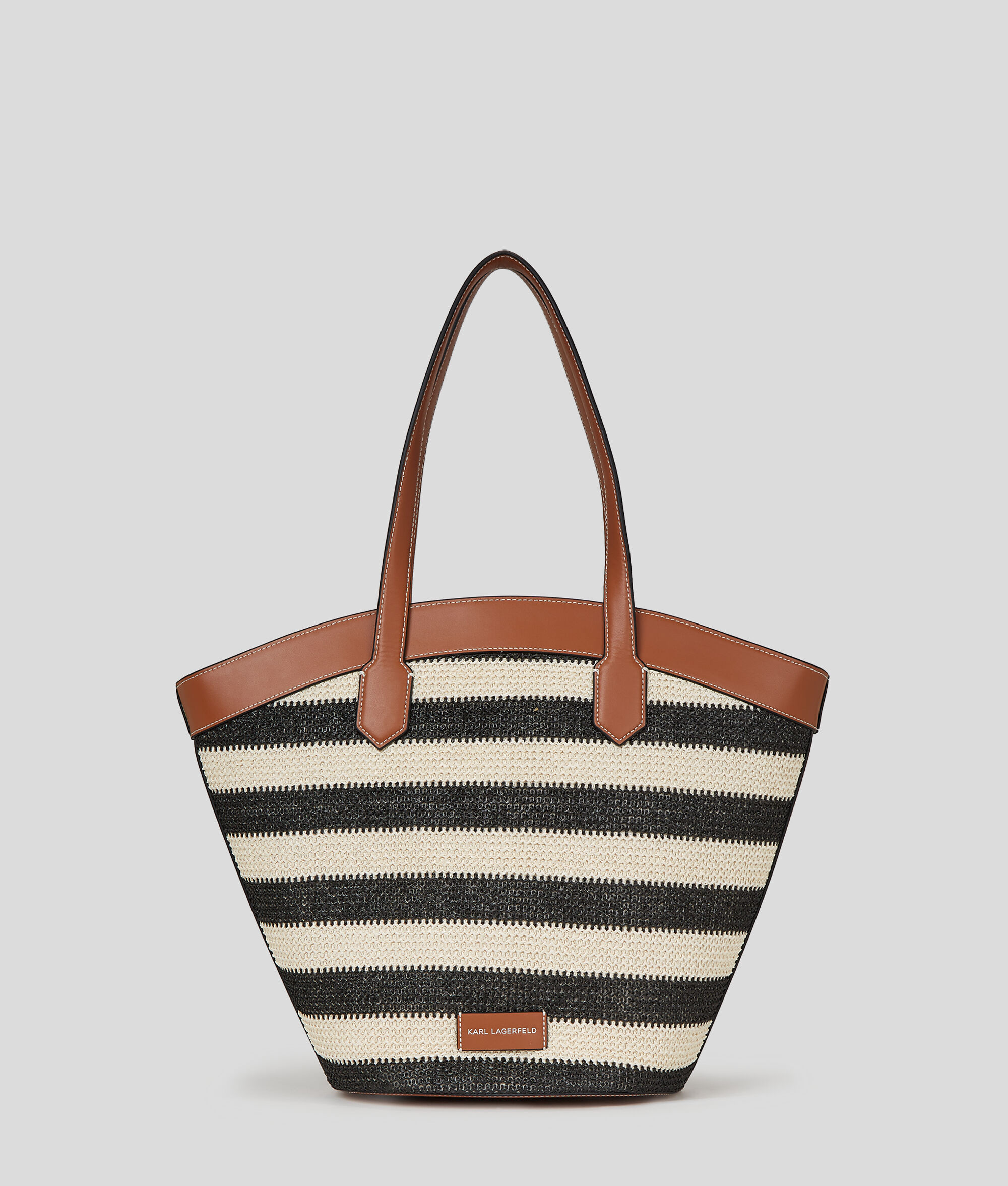 (image for) Interesting K/Signature Tulip Raffia Tote Bag